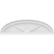 Ekena Millwork Elliptical 3 Spoke Architectural Grade PVC Pediment, 28"W x 8"H x 2"P PEDPS028X080ELL03 - alternate 2
